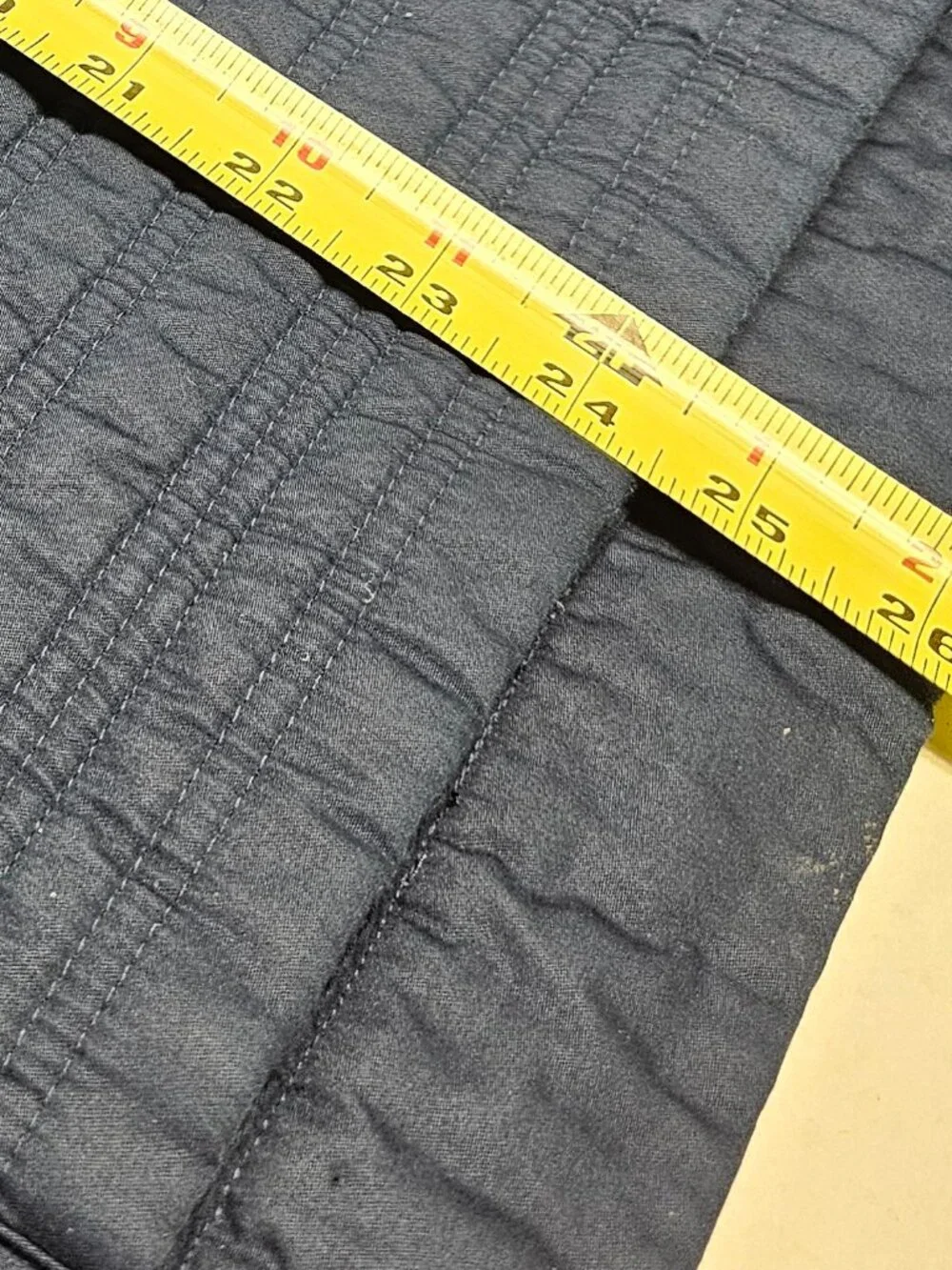 Ralph Lauren Home Dark Navy Blue Quilted Greenwich Quilt Coverlet + 2 Euro Shams